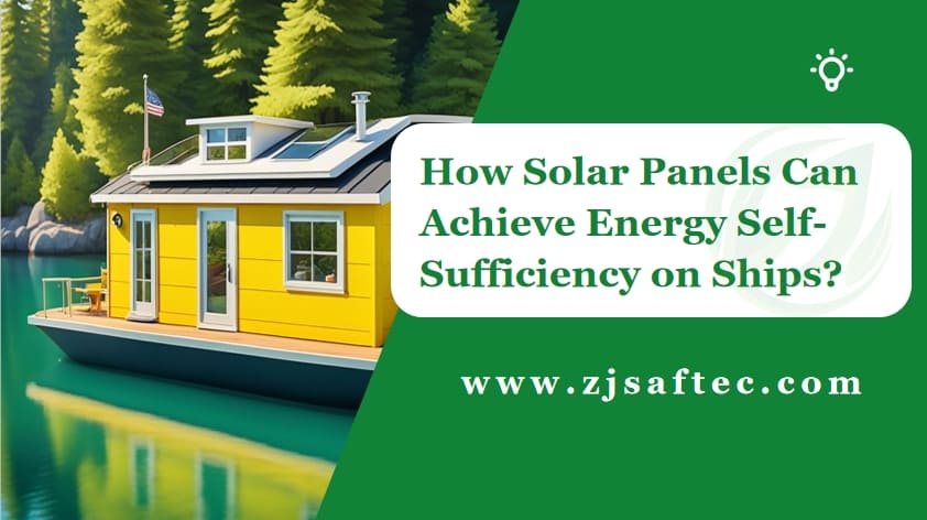 How Solar Panels Can Achieve Energy Self-Sufficiency on Ships?